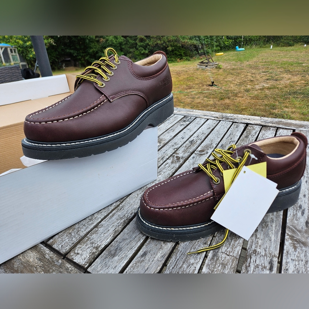 Work America - Men's Leather Oxfords Size 9.5
